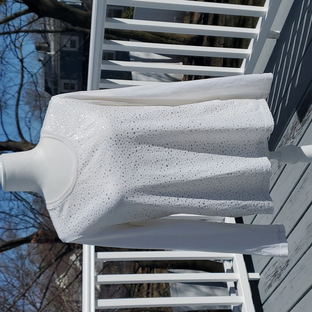 Black Friday Sale:Weekend by Chico's Long Sleeve Textured Shirt, Medium, EUC